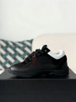 Gucci Mesh Leather Casual Sneakers - Image 4