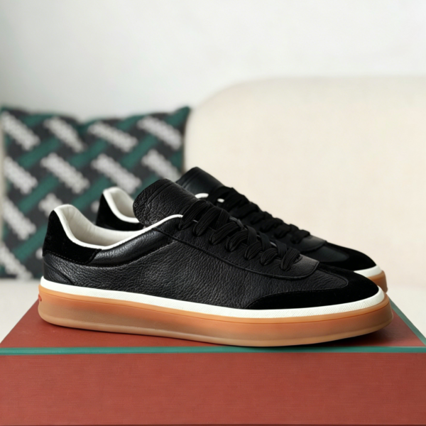 LORO PIANA LEATHER SNEAKERS