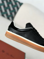 LORO PIANA LEATHER SNEAKERS - Image 6