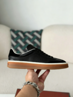 LORO PIANA LEATHER SNEAKERS - Image 7