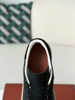 LORO PIANA LEATHER SNEAKERS - Image 10