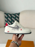 Louis Vuitton x Nike Air Force 1 Sneakers - Image 9