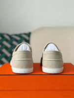 Hermes Faux Suede Loafers - Image 3