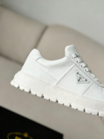 Prada Thick Sole Leather Shoes - Image 8