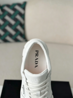 Prada Thick Sole Leather Shoes - Image 6