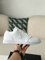Jordan Air Jordan 1 Low Pure White Sneaker - Image 6