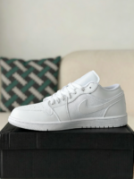 Jordan Air Jordan 1 Low Pure White Sneaker - Image 4