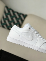 Jordan Air Jordan 1 Low Pure White Sneaker - Image 10