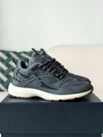 LOUIS VUITTON TILTED CANVAS LEATHER BOARD SHOES