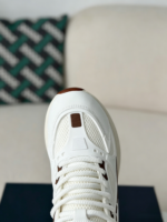 LOUIS VUITTON TILTED CANVAS LEATHER BOARD SHOES - Image 8