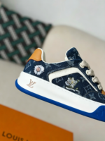 LOUIS VUITTON TILTED CANVAS LEATHER BOARD SHOES - Image 7