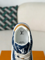 LOUIS VUITTON TILTED CANVAS LEATHER BOARD SHOES - Image 10