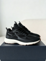LOUIS VUITTON TILTED CANVAS LEATHER BOARD SHOES