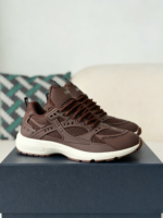 LOUIS VUITTON TILTED CANVAS LEATHER BOARD SHOES