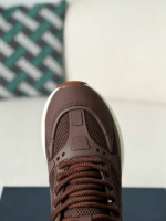 LOUIS VUITTON TILTED CANVAS LEATHER BOARD SHOES - Image 5