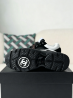 Chanel Mesh Leather Casual Sneakers - Image 4