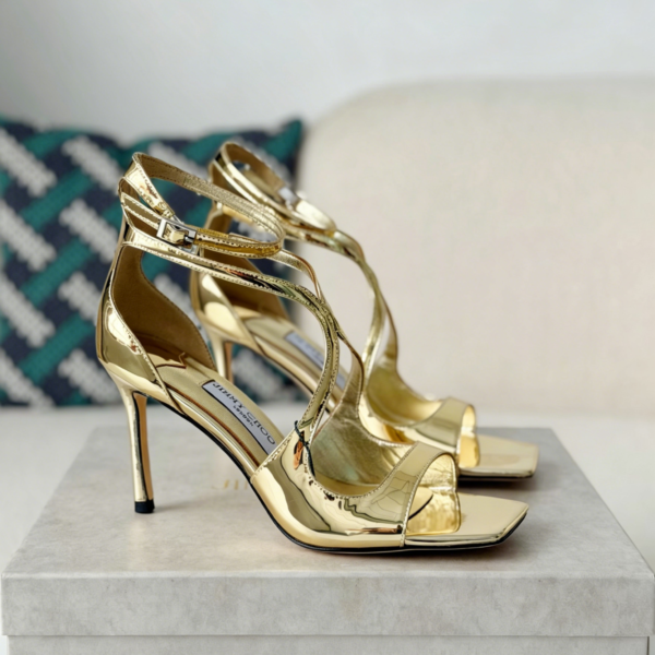 Jimmy Choo Azia Buckle High Heels, 9.5cm