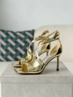 Jimmy Choo Azia Buckle High Heels, 9.5cm - Image 2