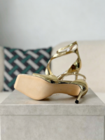 Jimmy Choo Azia Buckle High Heels, 9.5cm - Image 5