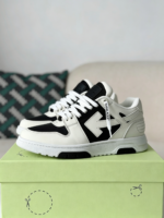 OFF-WHITE LEATHER SNEAKERS - Image 2