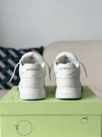 OFF-WHITE LEATHER SNEAKERS - Image 3