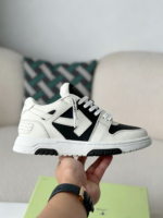 OFF-WHITE LEATHER SNEAKERS - Image 4