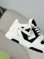 OFF-WHITE LEATHER SNEAKERS - Image 7