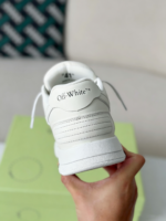 OFF-WHITE LEATHER SNEAKERS - Image 9