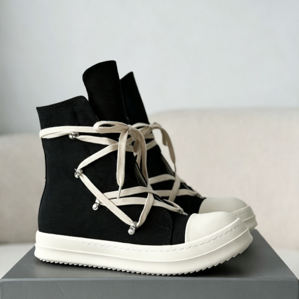 RICK OWENS/RO DRKSHDW HIGH-TOP FASHION PLIMSOLLS