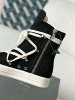 RICK OWENS/RO DRKSHDW HIGH-TOP FASHION PLIMSOLLS - Image 7