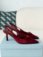 Prada Pointed Tip Slingback High Heel