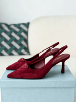 Prada Pointed Tip Slingback High Heel - Image 2