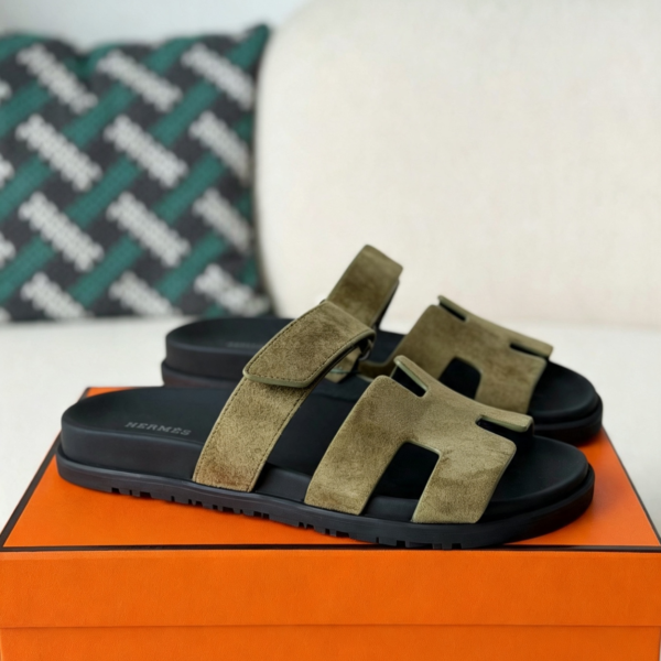 Hermes Chypre Slippers