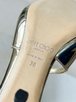 Jimmy Choo Azia Buckle High Heels, 9.5cm - Image 10