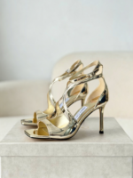 Jimmy Choo Azia Buckle High Heels, 9.5cm - Image 2