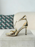 Jimmy Choo Azia Buckle High Heels, 9.5cm - Image 4