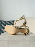 Jimmy Choo Azia Buckle High Heels, 9.5cm - Image 5