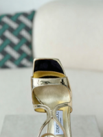 Jimmy Choo Azia Buckle High Heels, 9.5cm - Image 6