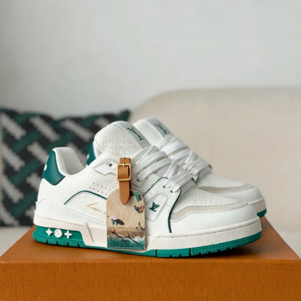 LOUIS VUITTON TRAINER FULL-GRAINLEATHER SNEAKERS