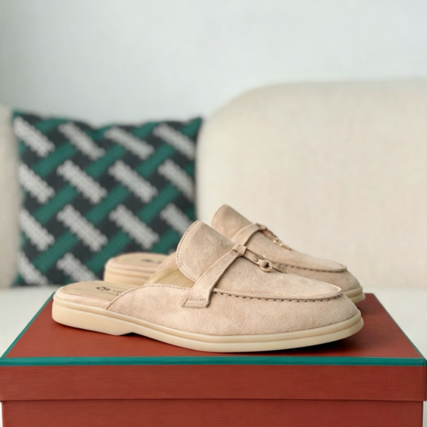 Loro Piana Babouche Charms Walk Slippers