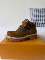 Louis Vuitton REMIX Men's Monogram Work Boots - Image 4