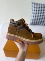 Louis Vuitton REMIX Men's Monogram Work Boots - Image 6