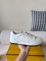 FENDI Match leather low-top sneakers - Image 8