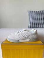 FENDI Match leather low-top sneakers - Image 3