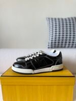 FENDI Match leather low-top sneakers - Image 3