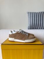 FENDI Match leather low-top sneakers