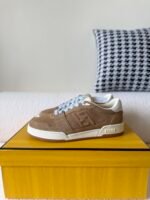 FENDI Match leather low-top sneakers - Image 3