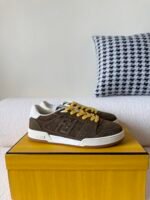 FENDI Match leather low-top sneakers