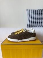 FENDI Match leather low-top sneakers - Image 3